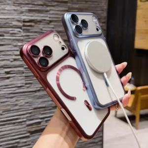 Ốp Điện Thoại Từ Tính Mờ Cao Cấp Cho iPhone 17 Pro Max 16 15 Pro Air Tương Thích Với Sạc Không Dây Magsafe Bảo Vệ Toàn Diện