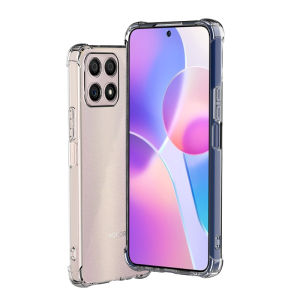 Henyou | เคสโทรศัพท์ Huawei Honor 20 Pro รุ่น Silicone ป้องกันการตกหล่นแบบเต็มจอพร้อมกระเป๋าใสสำหรับผู้ชายและผู้หญิง