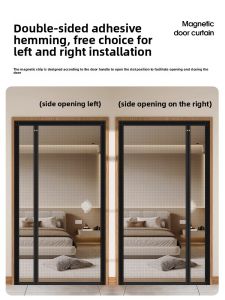MONLEYTA | Anti-Mosquito Side-Opening Magnetic Self-Adhesive Screen Door