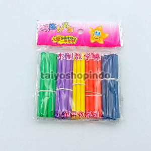 TAIYO Counting Sticks Stik Math Belajar Pengenalan Hitung Matematika Warna Kayu Edukasi Mainan Anak