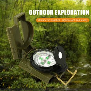 Hiking Compasses Outdoor Lensatic Compass Waterproof Hand Held Compasses for Survival Backpacking Orienteering