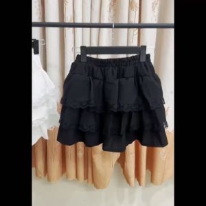 Chân váy tầng gân có lót trong dày dặn ảnh thật