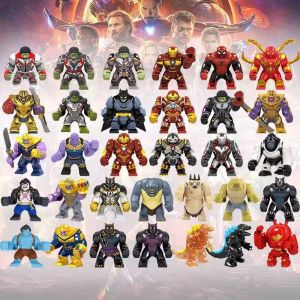 Hot Toys | Marvel superheroes Spider Man Iron Man Thanos building block toys anime characters childrens birthday and Christmas gifts