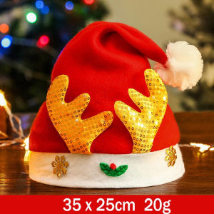 Merry Christmas Hat Navidad Cap Snowman Santa Claus Hats For Kids Children Adult Xmas Gift Cosplay Christmas Decoration