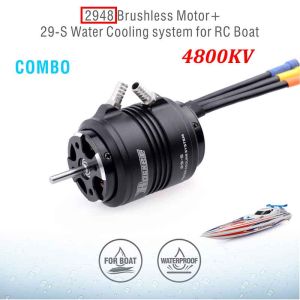 Rocket-RC 2968 2958 2948 Brushless Boat Motor W/Water Cooling Jacket for Traxxas Feilun FT011 FT012 600-800mm RC Boat Car Parts