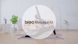 🌟Breo S1 Mini Aluminum Alloy Massage Gun Premium Fascial Gun Ultra Lightweight Portable Powerful Deep Tissue Massage