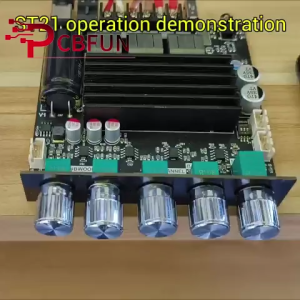 แอมป์จิ๋ว ZK-ST21 แท้ TPA3221 100W*2+200W DC 12-30v รองรับ ปรีไมค์ ZK แอมป์จิ๋วขับซับ Wuzhi