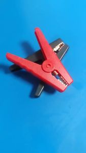 2Pcs Large 100A Crocodile Alligator Clips Car Battery Chargers Insulated Clamp