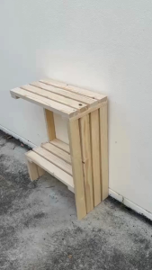 Gapi – ชั้นไม้ 2 ชั้น ดีไซน์เปิดโล่งที่ชั้นล่าง เหมาะวางต้นไม้ทรงเลื้อย โต๊ะข้างโซฟา โต๊ะข้างเตียง