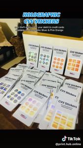 Holographic CVV Sticker | Anti-theft Stickers for Debit & Credit Cards