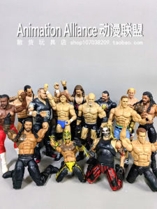 Wrestling Action Figure Collectible Toy Unbranded Plastic Material Ring Fighter Display Model Office Home Decoration