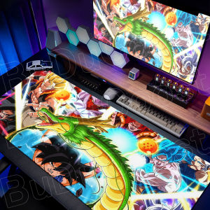 Bandai | New Mouse Mat Computer Office Keyboard Pad Goku Anime Gaming Speed Mice Dragon Ball Rubber Cartoon Soft Student Writing Cushions