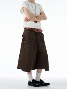 MADWITCH | Summer Irregular Americana Vibestyle Loose Wide Leg Casual Shorts