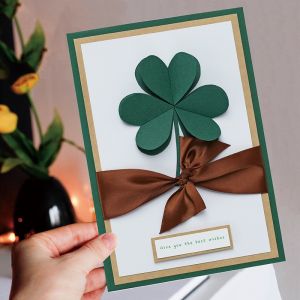 Thiệp Chúc Mừng Ngày Lễ Tám Lá Sen Viết Tay Cho Bạn Trai/bạn Gái Ngày Lễ Tình Nhân Ngày Lễ Giáo Viên Ngày Sinh Nhật Thiệp Chúc Mừng