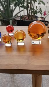 Crystal Ball Stand / Dudukan Bola Kristal Crystal Ball Stand Display Crystal / Batu Pajangan