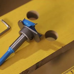 12mm 1/2in Shank t-Shaped Router Bit Bottom-Cleaning  Slotted Three-Edged Slotted Knife Woodworking Milling Cutter Alloy Mi