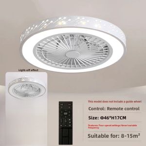 Modern Minimalist Childrens Room Ceiling Fan Light Quiet Living Room Hanging Fan Light Nordic Style Home Use with Electric Fan Light