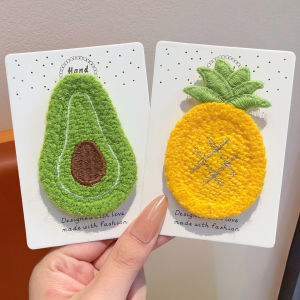 WAMEN | Non-slip Cartoon Fruit Fabric Hair Clips