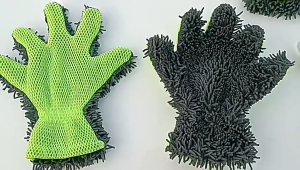 MOTUS ถุงมือล้างรถ ถุงมือไมโครไฟเบอร์สำหรับล้างรถ 2IN1 ใช้ได้ทั้งเปียกและแห้ง 1ข้าง