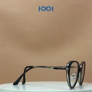 IOOI Eyewear - Kacamata Cat Eye Metal PC Lensa Anti Radiasi Blueray Photocromic Wanita S11931