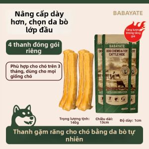 BABAYATE | Thức Ăn Nuốt Giúp Mọc Răng & Sức Khỏe Răng Miệng Cho Chó