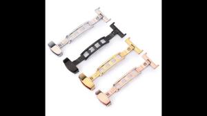 Phụ Kiện Khóa Dây Đeo Đồng Hồ Bằng Thép Không Gỉ Khóa Bướm Nút Đánh Bóng - Có Sẵn Các Kích Thước 21mm 23mm 25mm 27mm