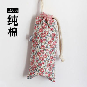 Portable Mini Waterproof Cotton Bag Naturalist Style Mobile Phone Organizer Protective Storage Pouch Travel Essential