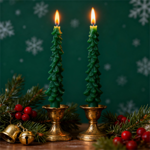 Christmas Limited Edition Soy Wax Candle Atmosphere Creator Festive Gift Ignitable Creative Shape Pair in Gift Box Decoration