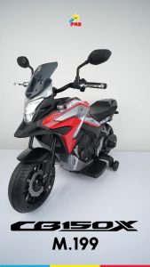 Motoran Aki Anak PMB M 199 CB150X Dengan Roda Bantu Penyeimbang