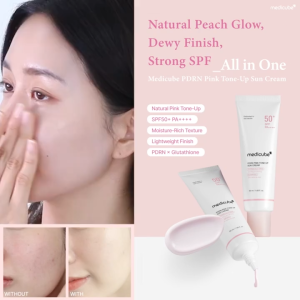 Medicube Sunscreen Pdrn Pink Tone Up Sun Cream 50ml Spf 50+ Pa++++ 50ml
