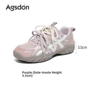 Agsdon | Purple Versatile Womens Daddy Shoes