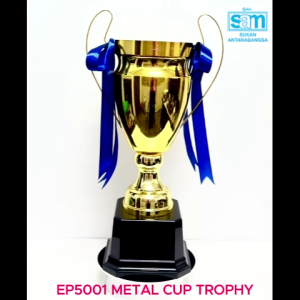 EP5001 Metal Cup Heavy Base Trophy | Trofi Tapak Berat | Custom Logo Available