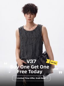V37 | American Style Ripped Breathable Tank Top