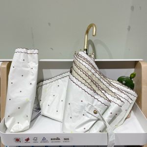 Mũi Khoan Gấp Chống Nắng Màu Sắc Cổ Điển Thanh Lịch Có Tay Cầm Hình Móc Cong Chống Tia UV Cho Phụ Nữ