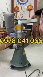 Máy xay dược liệu DF45 loại 6 búa nghiền tam thất nguyên củ siêu khỏe nghiền thân cây rễ cây siêu mịn