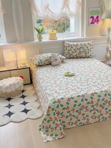 Thickened coarse cloth bed sheet pure cotton four piece set linen full cotton linen home single and double student dormitory bed sheet