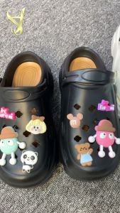 Flippers.id Sandal Kodok Jibbitz Sendal Wanita Dewasa Aksesoris Charm Sandal Baim 30-40