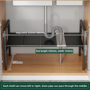 Adjustable Shelf Organizer Storage Rack