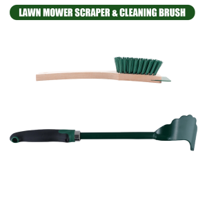 Lawn Mower Cleaning ToolHome Long-Handled Scraper With A Comfortable Rubber Grip For Cleaning Mower Chassis Decks And Blades
