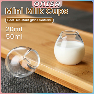 Onisa Mini Milk Cups Small Milk Cups Espresso Cups Small Size Glass 20ml 50ml