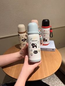 กระติกน้ำสแตนเลส 316 ถ้วยฉนวนสองชั้น 4สี เก็บอุณหภูมิ กระบอกนำ้มีตัวกรองใบชา กระติกน้ำสแตนเลสเกรด-221