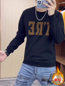 Áo Nỉ Cổ Tròn in Chữ Thời Trang Mùa Thu 2025 Cho Nam Áo Nỉ Thường Ngày Đa Năng Thời Trang Giản Dị in Chữ Thời Trang