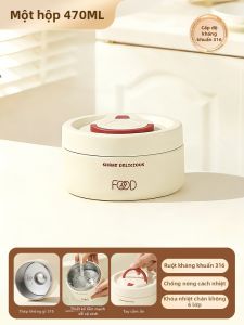 YOULUNMEI | Hộp Cơm Inox Cách Nhiệt Kích Cỡ L