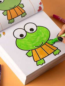 สมุดวาดเขียนสมุดระบายสีสำหรับเด็กสมุดภาพระบายสีสำหรับเด็กอนุบาลสมุดระบายสีดินสอสีสมุดระบายสีชุดเครื่องมือวาดภาพสำหรับเด็กกราฟฟิตี