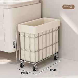 SUOBAI | Giỏ Giặt Di Động Cho Khuôn Nhỏ Trong Phòng Tắm