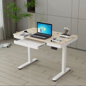 SG  STOCK ! Electric Memory Height Adjustable Computer Table with drawers | Ergonomic Electric Standing Desk Electric Sit Stand Wall Mounted Standing Desk - Lazada