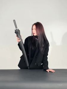 Dù Tự Động 16 Xương Cánh Tay Cầm Dài Cỡ Lớn Tiện Dụng