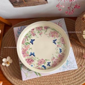 Đĩa Sứ Vintage Pháp Đĩa Ăn Bữa Chính/Tráng Miệng Hộp Quà