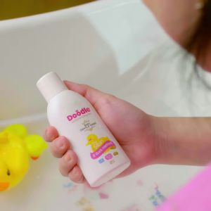 Doodle Baby Gentle Wash (The Sibin: a duck method) | Sabun Mandi Bayi Mandi Biasa dan Mandi Kering (Mandi Bebek) | 150ml | Calia Baby Shop