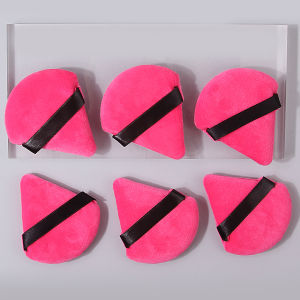 พัฟแป้งสามเหลี่ยมราคาไม่แพง 6 ชิ้น นุ่มสบายโดยไม่ต้องติดแป้ง เครื่องมือสําคัญสําหรับการแต่งหน้า